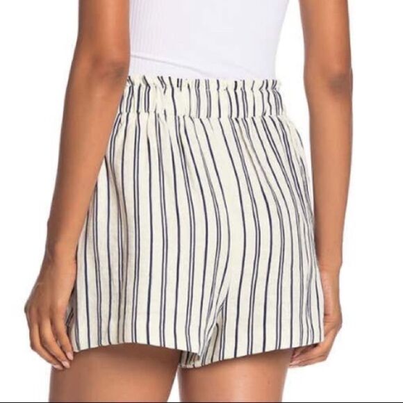 NWT Milly Kori Linen Blend Tie Shorts - Picture 6 of 6